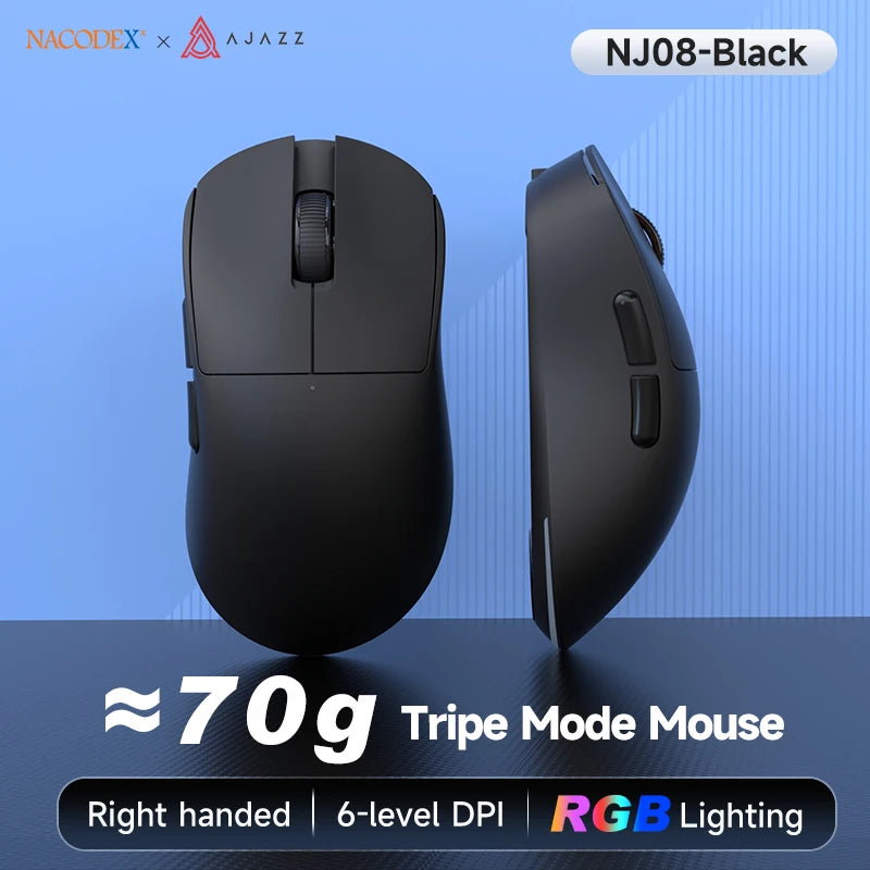 AJAZZ AJ08 Trådløs Gaming Mus, 59g
