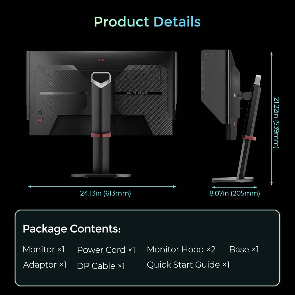 KTC H27E8 – 27" 240Hz QHD Gaming Skærm